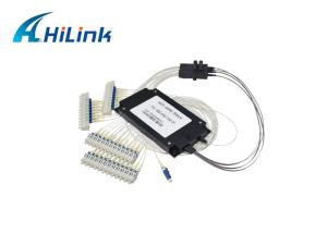 China 40 Channel DWDM Mux Demux AAWG Modules C21-C60 For Data Center ABS Box Single Fiber on sale