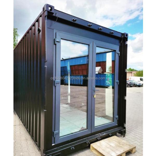 Aluminum Alloy Windows 40ft Container Renovation for Family in Garden Residential Bedroom Living Room Bathroom