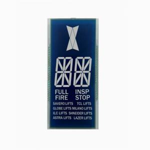 China 5 Inch Elevator 7 segment Monochrome Stn LCD Display With Connector With Backlight wholesale