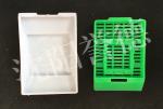 Green Large Tissue Embedding Cassette , Disposable Embedding Molds Custom Made