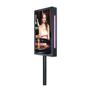 High Resolution Double Sided LCD Monitor 23.8 Inch TFT LED HDMI Inputs