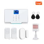 Wireless WIFI GSM Home Security Alarm System For Tuya Smart Life APP With Motion