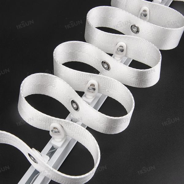 6.7m Length Ceiling Mounted Wave S Fold Curtain Tape Anodized Finish