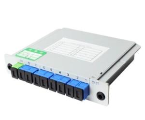 Singlemode 1x8 SC Apc Optical Splitter for FTTx Passive Networks
