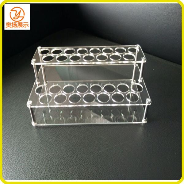 China factory customized disassembled clear acrylic cosmetic display lipstick display