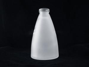 China Large Flint Frosted Glass Beverage Bottles 300ML with WT Cap on sale