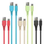 Biodegradable 1M Multi Function Charging Cable For USB To Lightning / Android /
