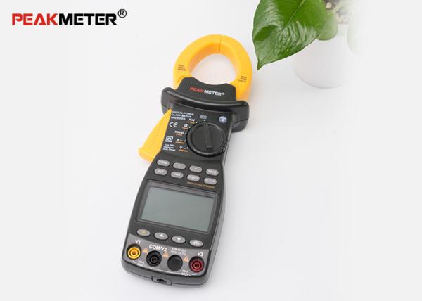 Quality Black Electrical Digital Power Clamp Meter Multimeter With AC RMS Low Battery Indication for sale