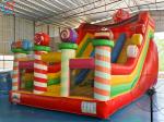 Customized Inflatable Slides Coloruful Candy Inflatable Double Slides Castle