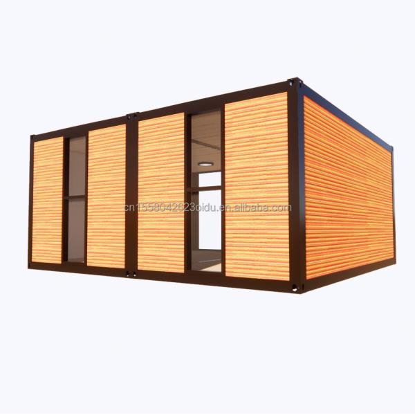 Aluminum Alloy Windows Modified Shipping Container Prefabricated Wooden Leisure Homes for Countryyard Family Vacation