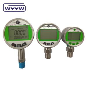 100mm Digital Pressure Gauge 12 Months Working Temp 20- 140 °F -6.67 To 60°C