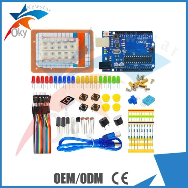 Quality Based diy educational learning starter kit for Arduino 400 holes bread board USB Cable 255g for sale