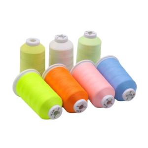 Industrial Threaded Sewing Thread 150D Color Change Embroidery Thread 100%
