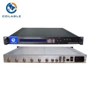 8 Channel ASI To IP Output IP Video Multiplexer DVB Headend TS Multiplexer Scrambler