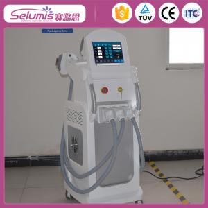 China 3 handles ipl hair removal machine, ipl permanent hair reduction Elight + SHR + OPT System on sale