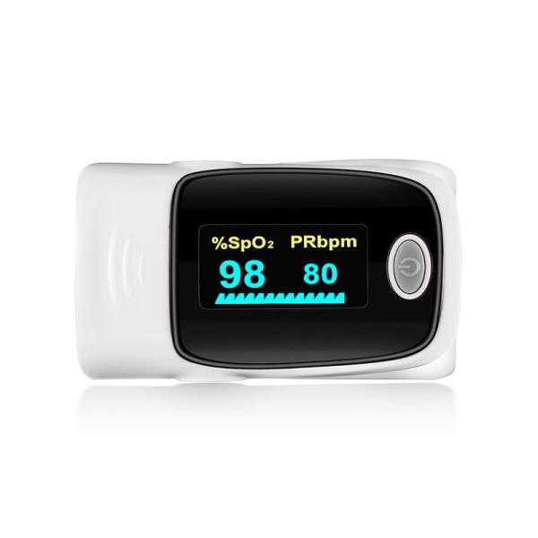 Finger Oxygen Reader Digital Heart Rate Sensor , Pulse Ox Finger Monitor