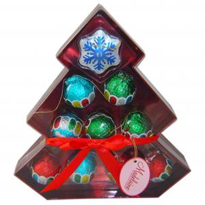 China Tree Shape Food Gift Box Packaging Rigid Luxury Chocolate Gift Box wholesale