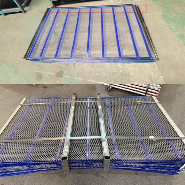 Crusher self cleaning screen mesh with Wrap Edge ‌Vibrating Screen Mesh‌ in