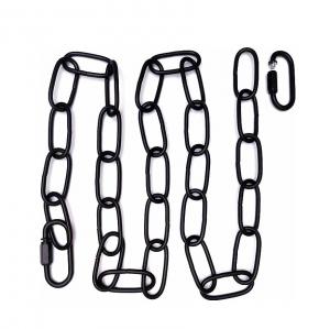 China Black Coated Suspension Chain for Versatile Hanging of Lighting Mirrors or Pictures wholesale