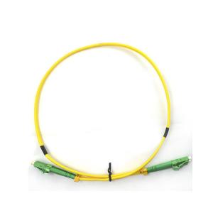 China Cusomized Color Simplex Patch Cord , 2.0mm LSZH E2000 APC Patch Cord wholesale