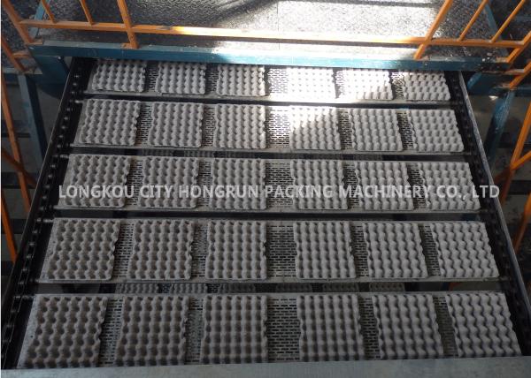 Quality 200KW 380V Paper Egg Tray Machine With Automatic Stacking  , Collection And Manual Packing System for sale