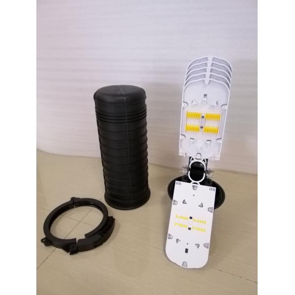 144 Cores Heat Shrinkable Sealing Fiber Optic Splice Closure 3 In 3 Out FTTH Dome Type Fiber Optic Joint Closure