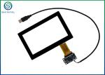 7" USB Interface Multi Touch Panel Glass With Projected Capacitive Technology
