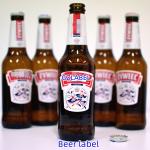 16. Custom Beer Bottle Labels with Local Glue Removal for Easy Application