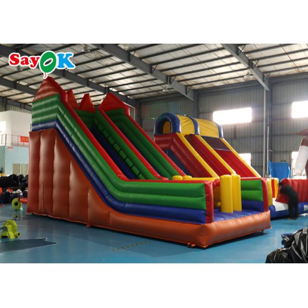 Inflatable Water Slide Clearance Anti UV Water Resistant Big Inflatable Bouncer Slide For Playground