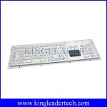 IP65 Rugged Kiosk Metal Industrial Keyboard With Touchpad Function Keys And