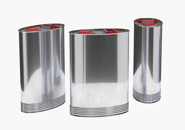 Quality 2000ml Small Rectangular Tin Containers Automobile Paint Empty Tin Cans for sale