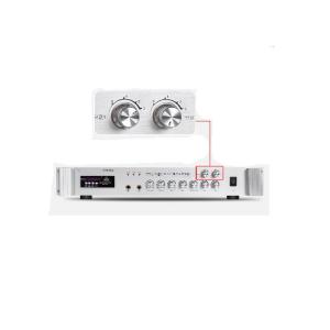 2 Zones Control PA System Amplifier Fashionable Appearance With Bluetooth