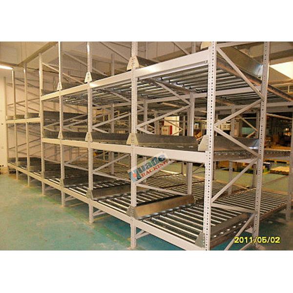 Custom Flow Through Pallet Racking Logistics Distribution Centers Industrial