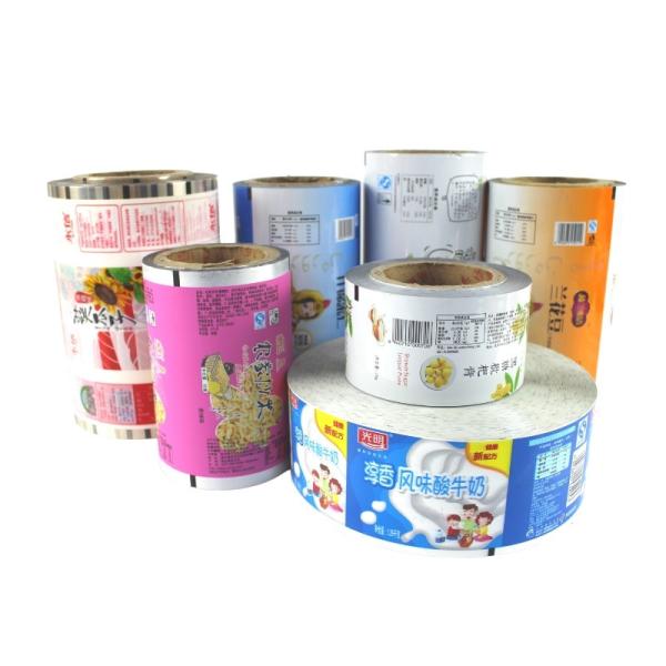 Smell Proof 45-150 microns Laminated Packaging Rolls Two Sides Sealing For Food