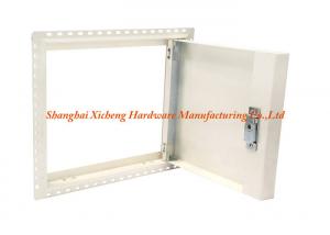 China Quick Install White Steel Hatch / Metal Ceiling Access Panels With Bead And Key wholesale