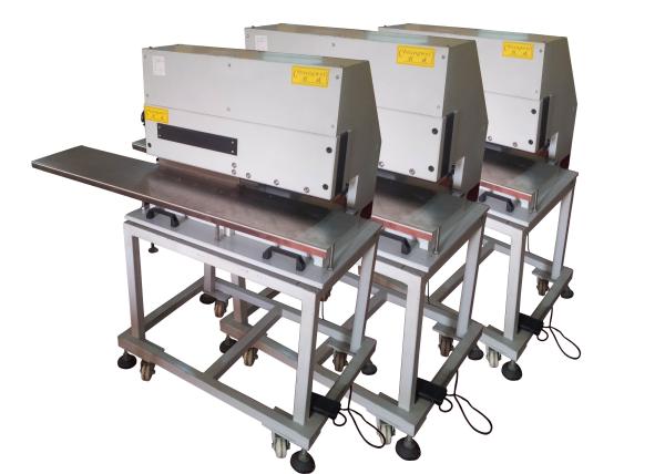 Quality Printed Circuit Board Depaneling Machine for FR2,Motorized Pneumatic V-Cut Pcb Separator for sale