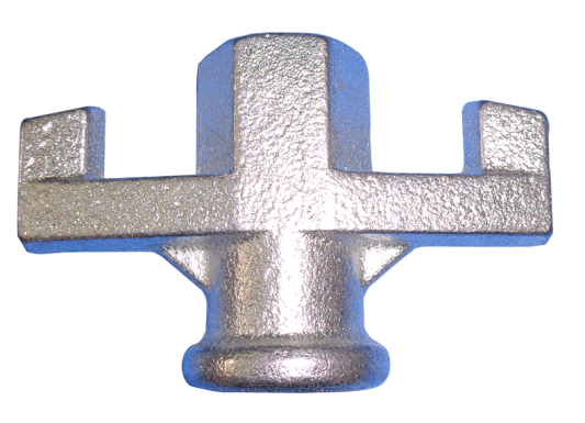 Concrete Walls Scaffolding Accessories Ductile Cast Iron Two Wing Nut