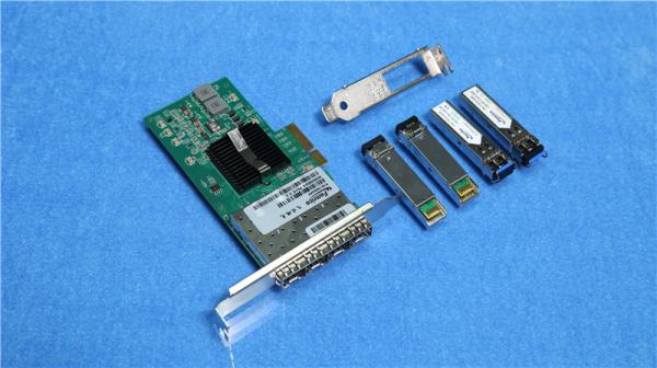 Quality High Quality Low Price 4 Port PCIex 4 Server Adapter Gigabit Ethernet Server Network Interface Card Fiber Optic Lan Card for sale