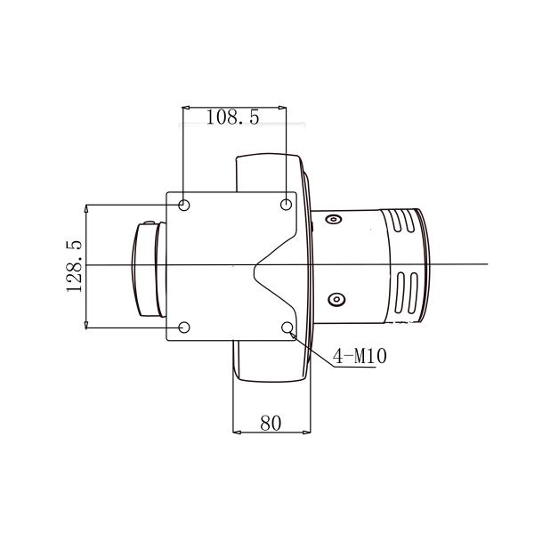 1.2kw Horizontal DC Motor Drive System Pallet Truck Wheels Forklift Drive Wheel Assembly