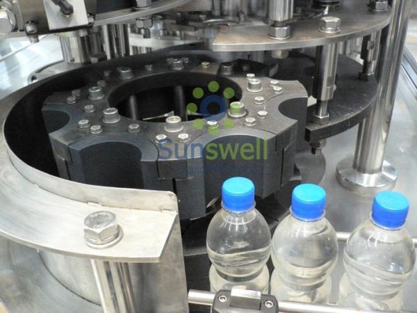 Quality 3-in-1 Monoblock Water Filling Machines XGFD 14-12-5 With Rinsing Filling Capping for sale