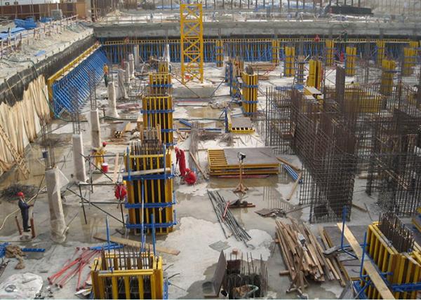 Easy Operation Circular Formwork Columns , Shuttering For Concrete Beams And Columns
