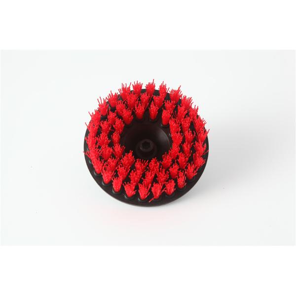 High quality different hardness 5" diameter car carpet cleaning drill brushes