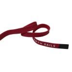 Silicone End Hoodie String Custom Polyester Flat Drawcord For Pants And Garment