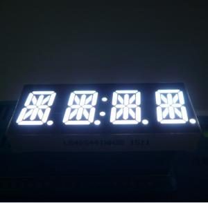 China High Brightness 14 Segment Alphanumeric Display White 4 Digit 0.54 Inch For STB on sale