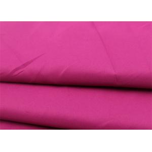 China Pink Thin Polyester Pongee Fabric Skin - Friendly Elegant Appearance wholesale