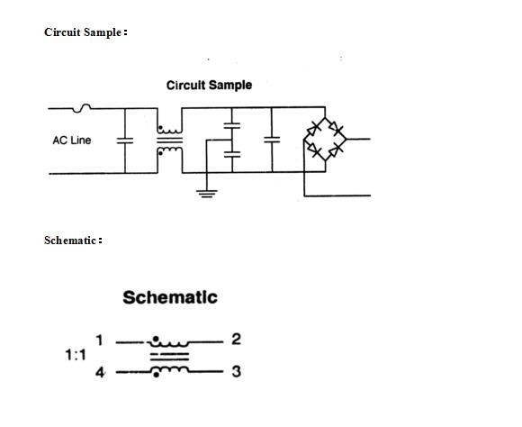 0.6mH Min Customized Power Choke Inductor , UU9.8 Two Winding High Power Inductor