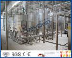 Multifunctional 5000LPH Milk Processing line with pasteurized milk , UHT, cream