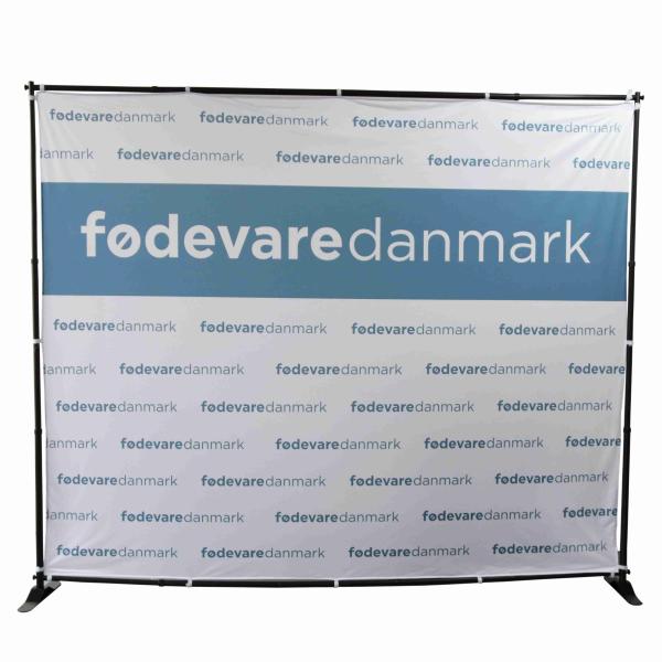 Quality 10' W X 8' H Step Repeat Adjustable Banner Stands Telescopic Backdrop for sale