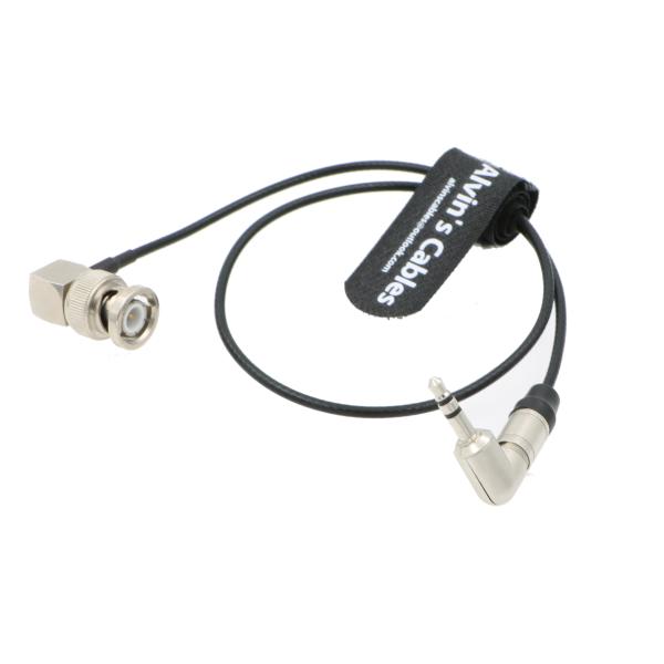 Quality Alvin's Sound Devices Timecode Cable Tentacle 3.5mm TRS To BNC Timecode Black Color for sale