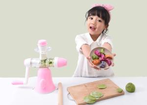 2 In 1 Function Fruit Ice Cream Maker Strong Silicon Sticky Disc Against Moving Force